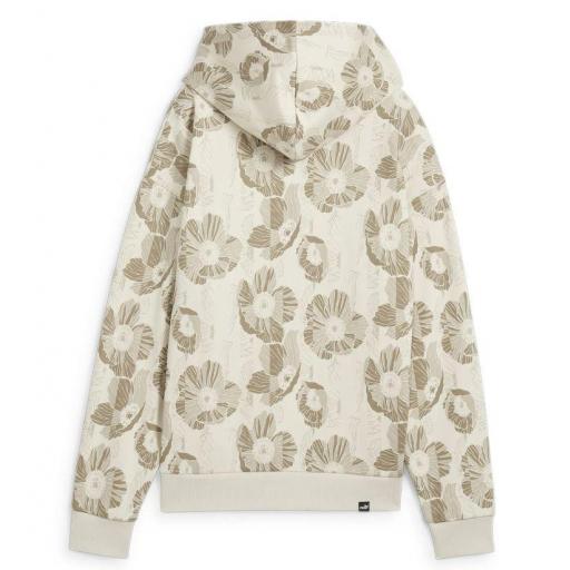 Sudadera Puma Ess+ Classic Act AOP Beige/Dorado [0]