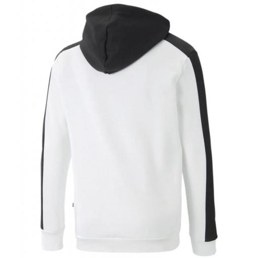 Sudadera con Capucha Puma ESS Block x Tape Blanco/Negro [2]