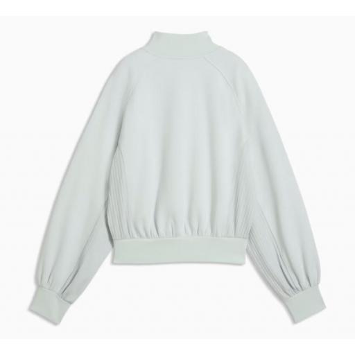 Sudadera Puma HER Mock Neck Crew Verde [2]