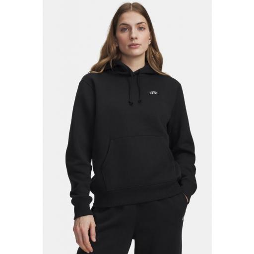 Sudadera Under Armour Rival FLC Hoodie Mujer Negro [0]