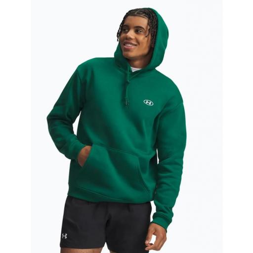 Sudadera Under Armour Rival FLC Hoodie Verde [0]