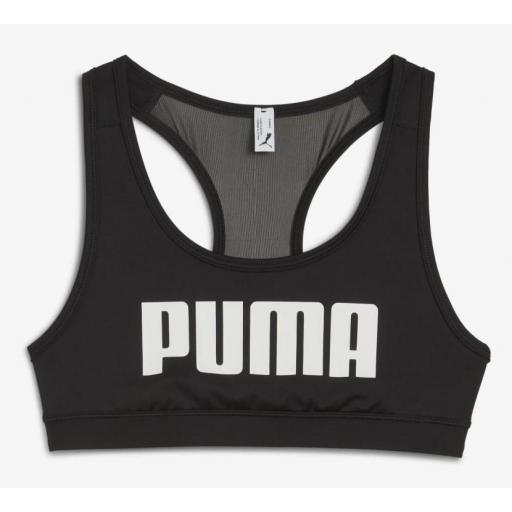 Sujetador Deportivo Puma 4Keeps Bra Logo Mid Negro [0]