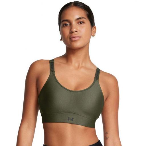 Sujetador Under Armour Infinity Mid 2.0 Bra Verde [1]