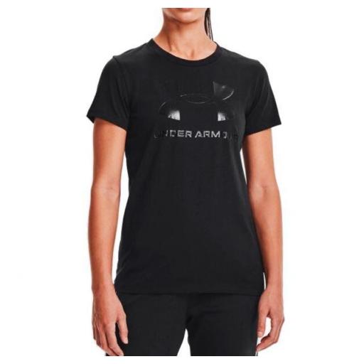Camiseta Under Armour Live Sportstyle Graphic Mujer Negro [1]