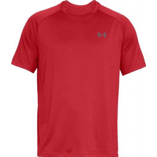 Camiseta Under Armour Tech 2.0 SS Roja [0]