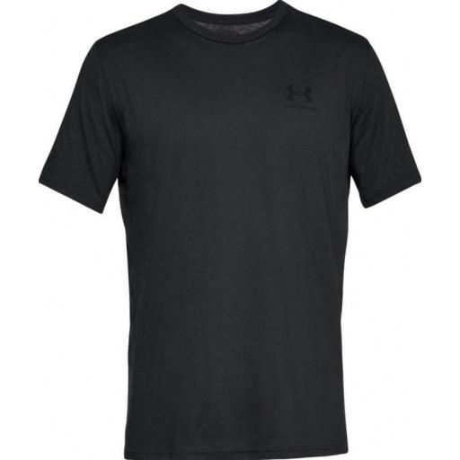 Camiseta Under Armour Sportstyle LC Negro Entero