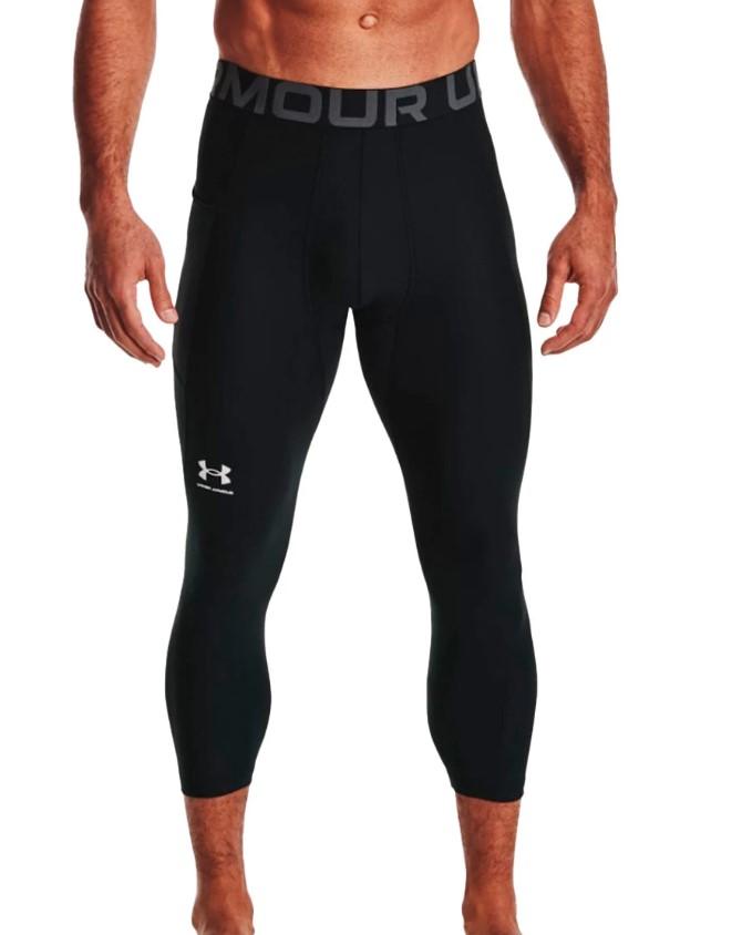 Malla Under Armour HG Armour 3/4 Hombre Negra