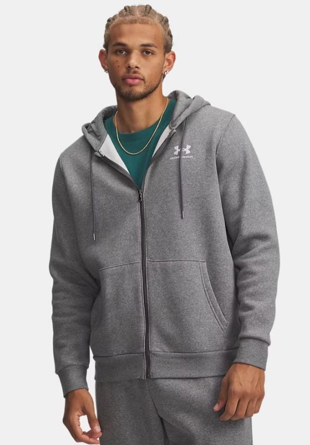 Sudadera Under Armour Essentials Fleece Gris
