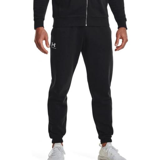 Pantalón Largo Under Armour Essential Fleece Jogger Negro [1]