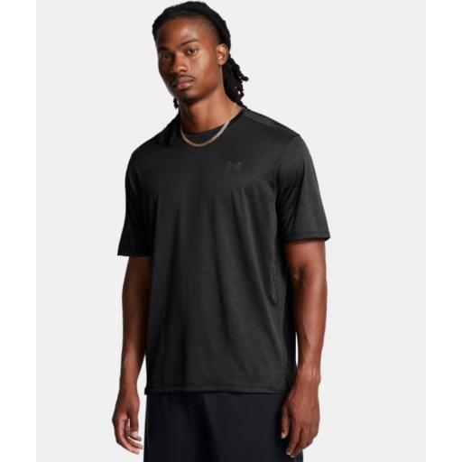 Camiseta Under Armour Tech Vent SS Negra [1]