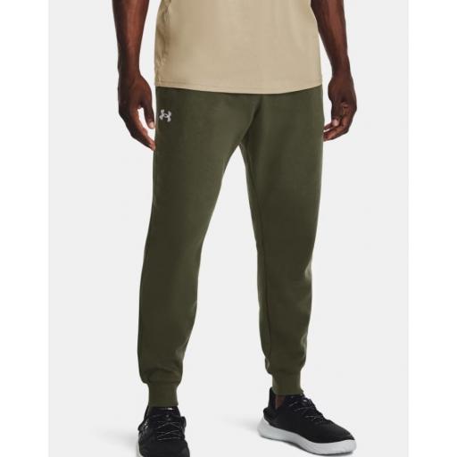 Pantalón Largo Under Armour Rival Fleece Joggers Verde [0]