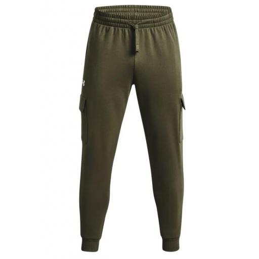 Pantalón Largo Under Armour Rival Fleece Cargo Jogger Verde