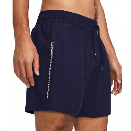 Pantalón Corto Under Armour Woven Wdmk Short Marino