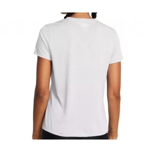 Camiseta Under Armour Tech SSV Twist Mujer Gris [1]