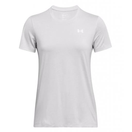 Camiseta Under Armour Tech Twist Mujer Gris [0]