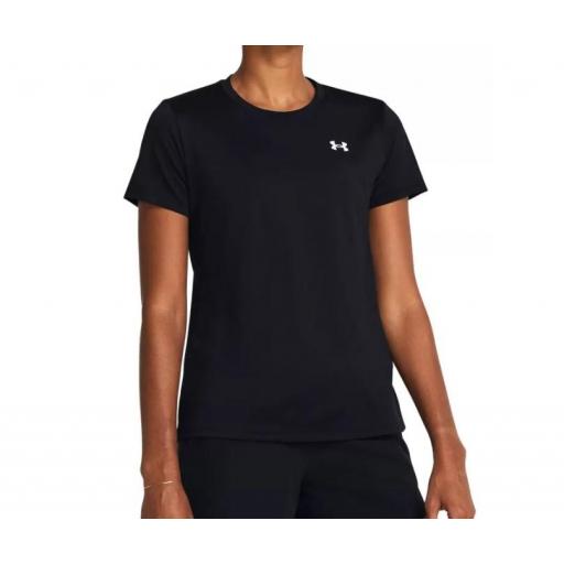 Camiseta Under Armour Tech SSC Mujer Negro [0]
