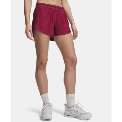 Pantalon Corto Under Armour Tech Play UP Morado [1]