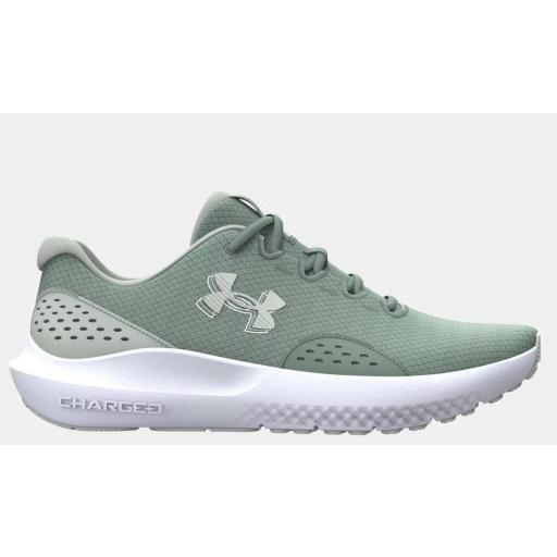 Zapatillas Under Armour Charged Surge 4 Mujer Verde