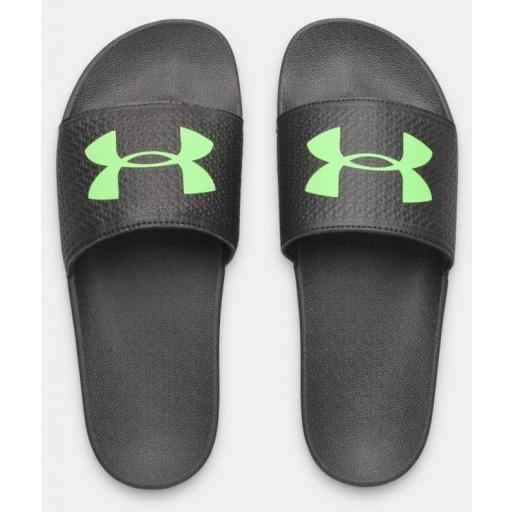 Chanclas Under Armour UA ARMR Slides Negro/Verde [0]