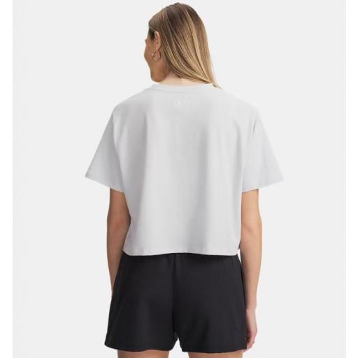 Camiseta Under Armour Rival Boxy Gris [1]