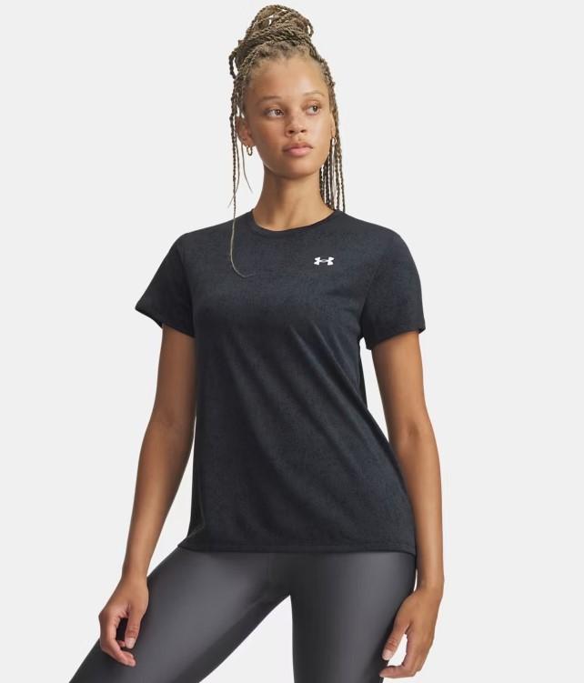 Camiseta Under Armour Tech Pixelate Mujer Negro