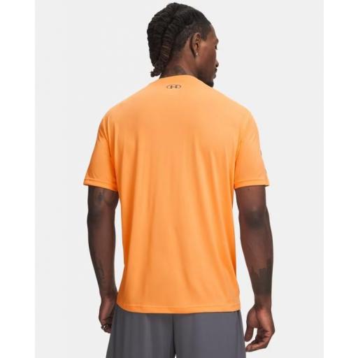 Camiseta Under Armour Tech Taping SS Naranja [2]