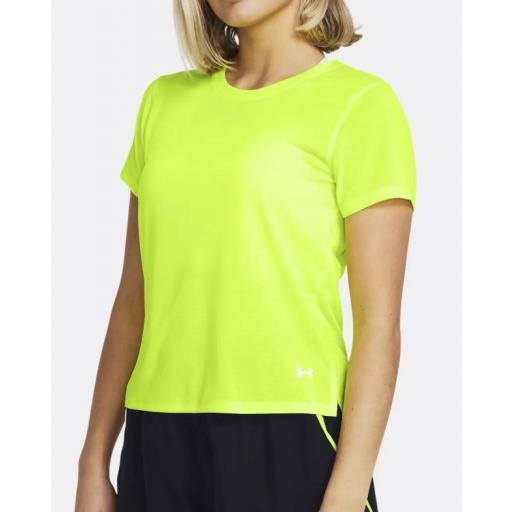 Camiseta Under Armour Launch Shortsleeve Amarilla [1]