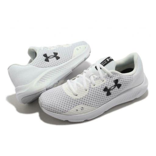 Zapatillas Under Armour Charged Pursuit 3 Mujer Blanco [1]