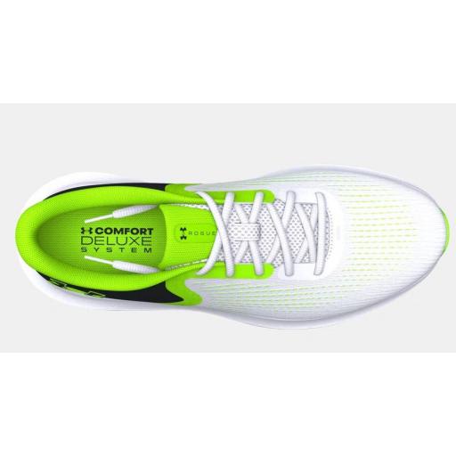 Zapatillas Under Armour Charged Rogue 5 Blanco/Verde [2]