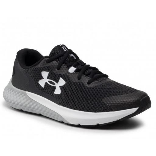 Zapatillas Under Armour UA Charged Rogue 3 Negro/Blanco/Gris  [1]