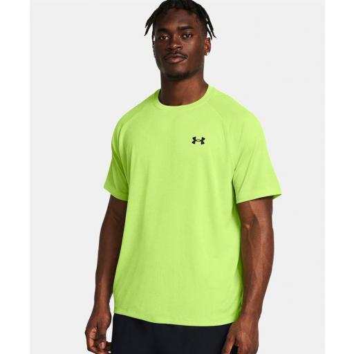 Camiseta Under Armour Tech Textured Verde Lima [1]