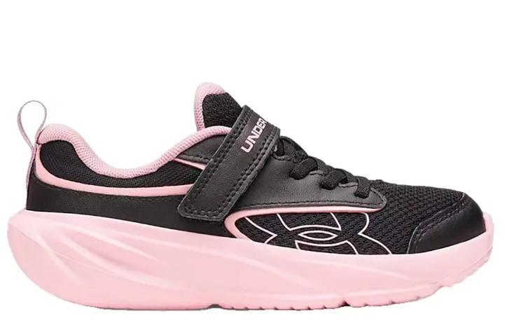 Zapatillas Under Armour GPS Surge Velcro Negro/Rosa