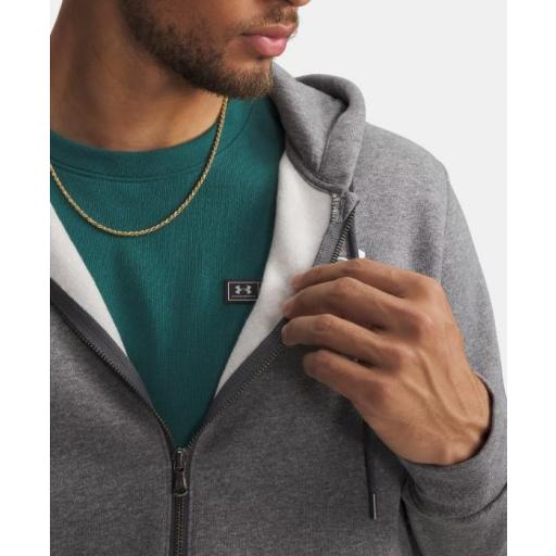 Sudadera Under Armour Essentials Fleece Gris [1]