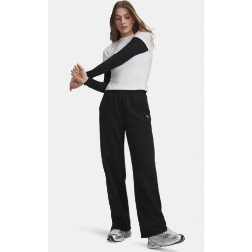 Pantalón largo Under Armour Rival FLC Mujer Negro [1]