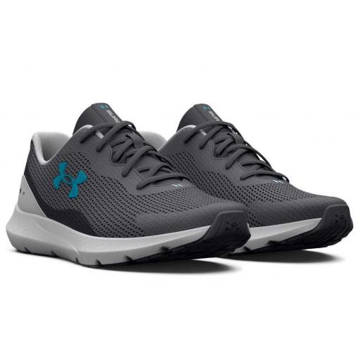 Zapatillas Under Armour UA Surge 3 Gris/Azul [1]