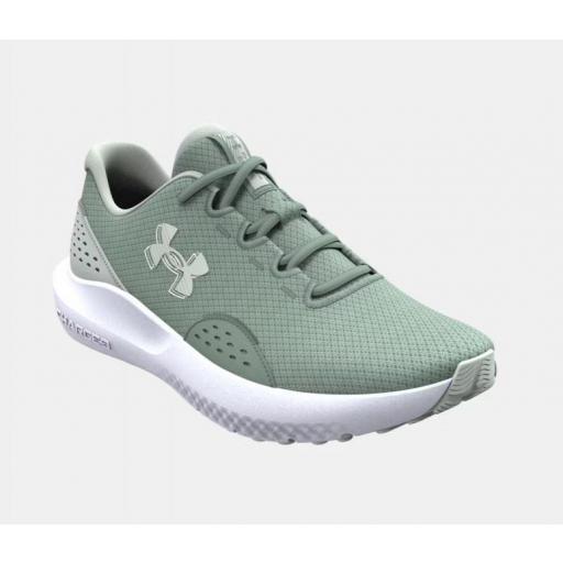 Zapatillas Under Armour Charged Surge 4 Mujer Verde [1]