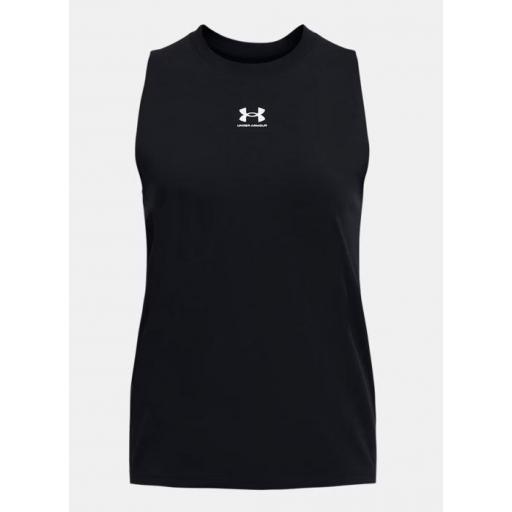 Camiseta Under Armour Rival Muscle Tank Mujer Negro [1]