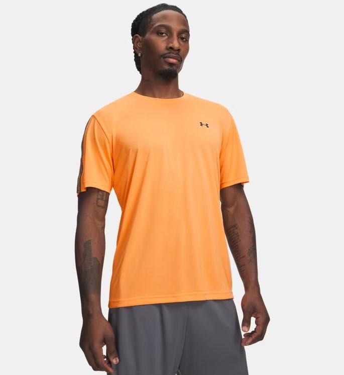 Camiseta Under Armour Tech Taping SS Naranja