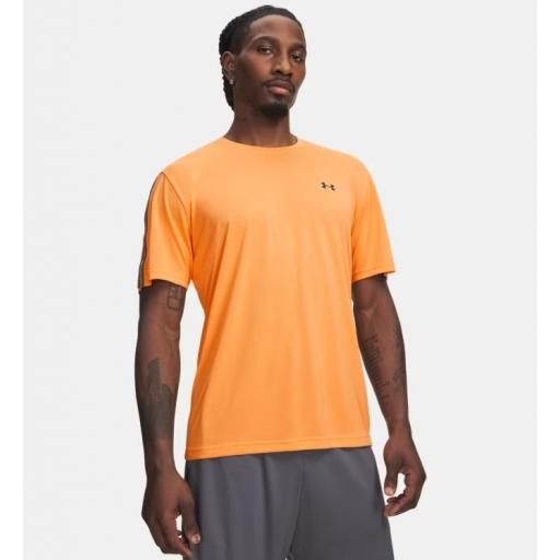 Camiseta Under Armour Tech Taping SS Naranja [0]