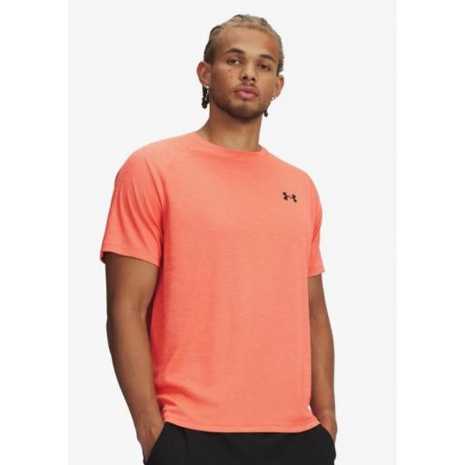 Camiseta Under Armour Tech Textured SS Naranja