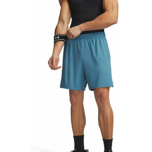 Pantalón Corto Under Armour Tech Vent 7" Azul [1]