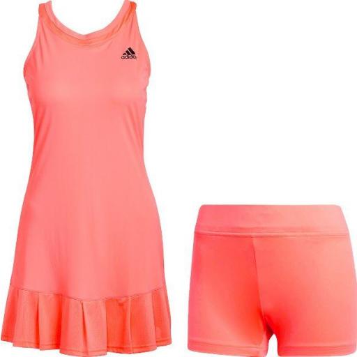 Vestido Adidas Club Tennis Dress Naranja Coral [0]
