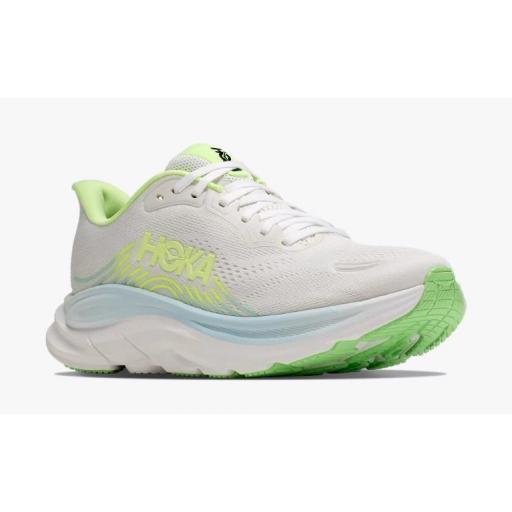 Zapatillas HOKA Clifton 11 Mujer Blanco/Amarillo [1]