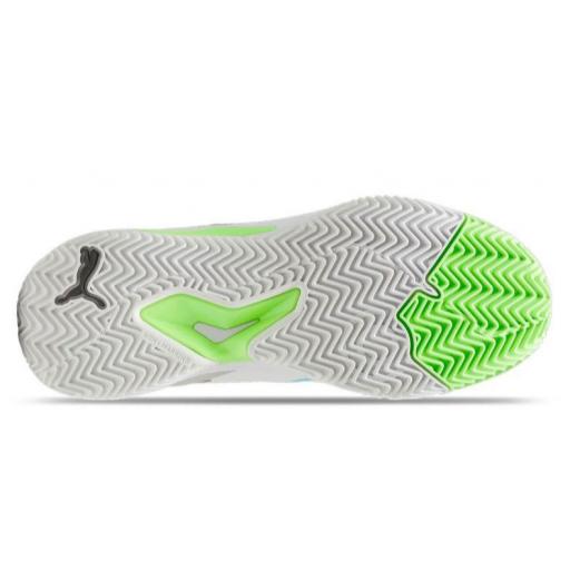 Zapatillas Puma NOVA Smash Pádel Faster Blanco/Lima [2]