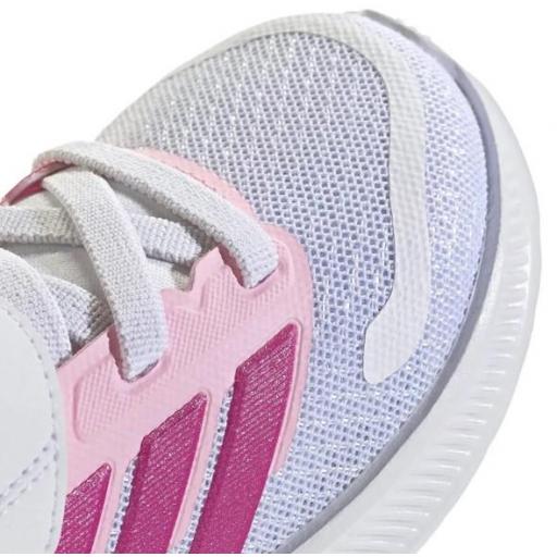 Zapatillas Adidas Runfalcon 5 Niña Pequeña Velcro Blanco/Rosa [2]