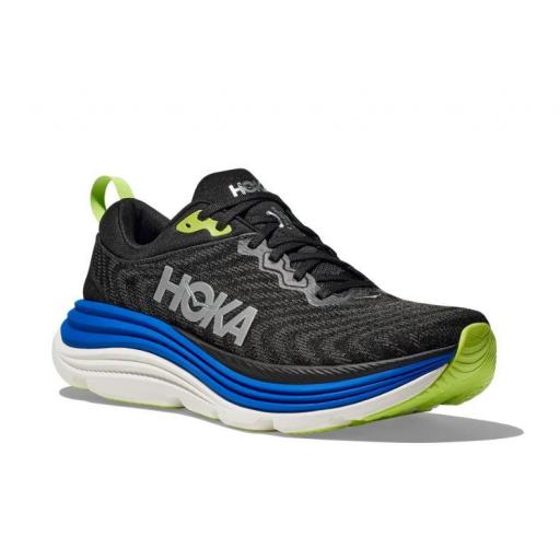 Zapatillas HOKA One One Gaviota 5 Negro/Azul [2]