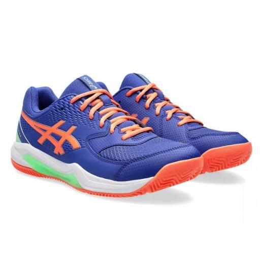 Zapatillas Asics Gel-Dedicate 8 Padel Azul/Naranja [1]