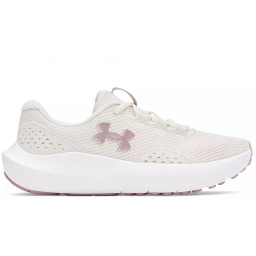 Zapatillas Under Armour Charged Surge 4 Crema/Morado