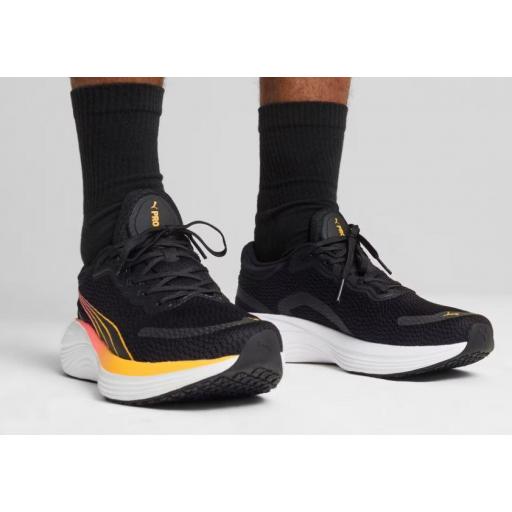 Zapatillas Puma Scend Pro Negro/Naranja [1]