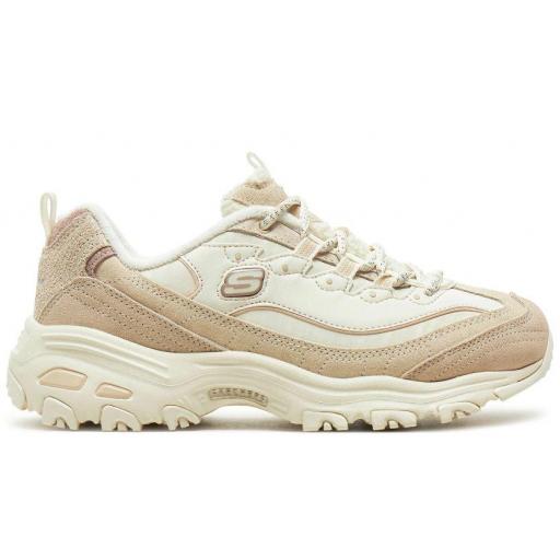 Zapatillas Skechers D'Lites-Cold Days Mujer Natural/Beige